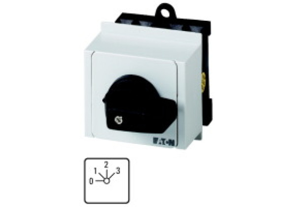 011506 11506 - T0-2-171/IVS - Step switches, Contacts: 3, 20 A, front plate: 0-3, 45 °,