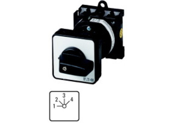 013976 13976 - T0-4-8251/Z - Step switches, Contacts: 8, 20 A, front plate: 1-4, 45 °,