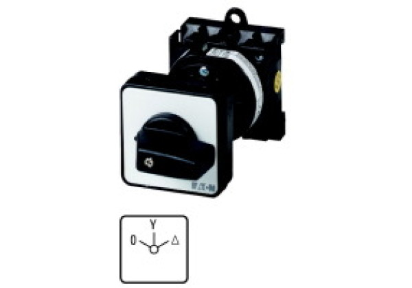 014556 14556 - T0-5-15899/Z - Star-delta switches, Contacts: 10, 20 A, front plate: 0-Y