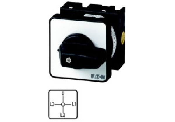 014599 14599 - T0-5-183/E - Ammeter selector switches, Contacts: 9, 20 A, front plate: