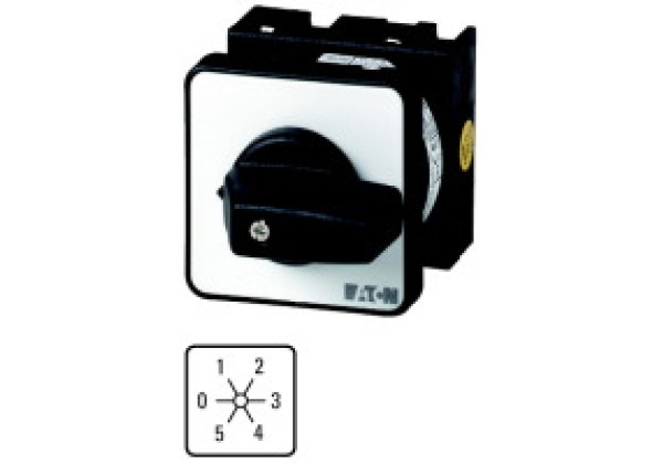 015779 15779 - T0-6-8481/EZ - Step switches, Contacts: 12, 20 A, front plate: 0-3, 45 °