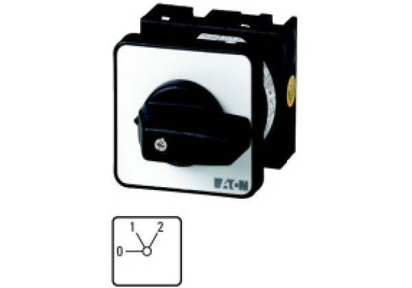 015783 15783 - T0-6-8491/E - Step switches, Contacts: 12, 20 A, front plate: 0-2, 45 °,