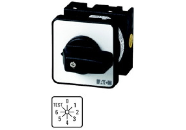 015969 15969 - T0-7-8076/E - Measuring point changeover switch, Contacts: 14, 20 A, fro