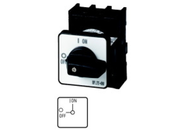 027015 27015 - P1-25/EZ/N/HI11 - On-Off switch, 3 pole + N + 1 N/O + 1 N/C, 25 A, centr