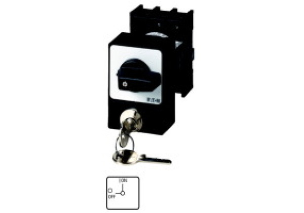 044977 44977 - P1-32/E/SVA(S) - Panic switches, 3 pole, 32 A, Cylinder lock SVA, front