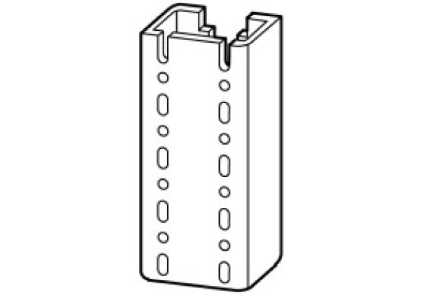 048763 48763 - WSM16-ID - Mounting frame profile, vertical / center, L=1950mm