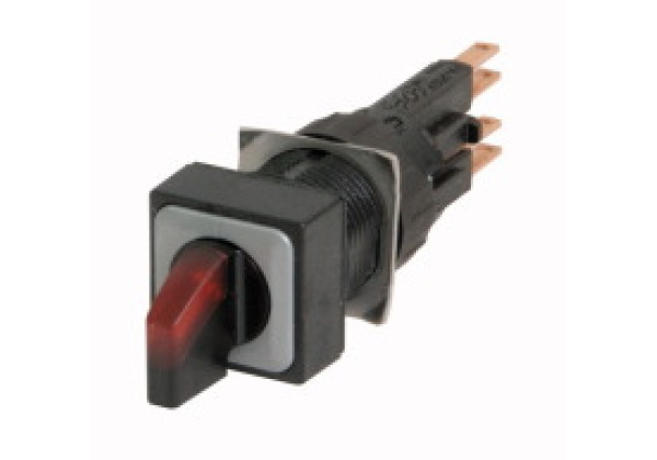 072323 72323 - Q18LWK3-RT - Illuminated selector switch actuator, 3 positions, red, mom