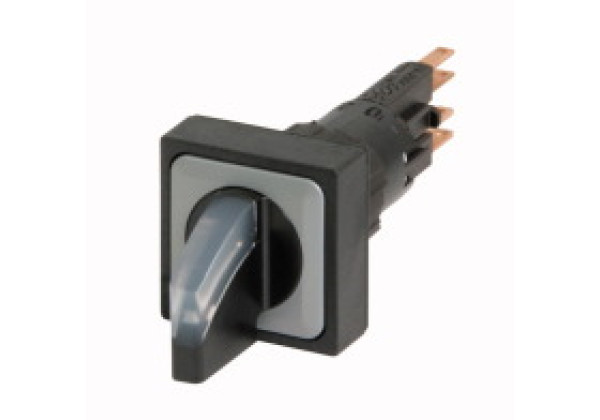 072355 72355 - Q25LWK3R2-WS/WB - Illuminated selector switch actuator, 3 positions, whi