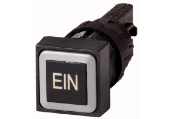 080167 80167 - Q18D-121 - Pushbutton, black ON, momentary