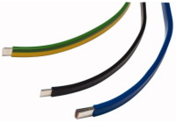 080960 80960 - CU-BAND3X9X0,8-BU - Copper strip, tinned, 100A, 3x9x0.8mm, blue