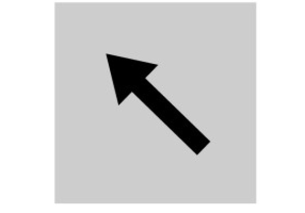 093330 93330 - 36LQ25 - Insert label, transparent, arrow symbol