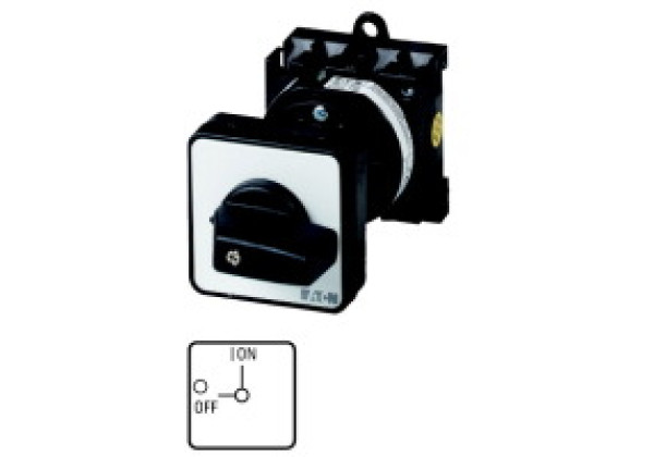 099804 99804 - T3-3-15680/Z - On-Off switch, 3 pole + N + 1 N/O + 1 N/C, 32 A, 90 °, re