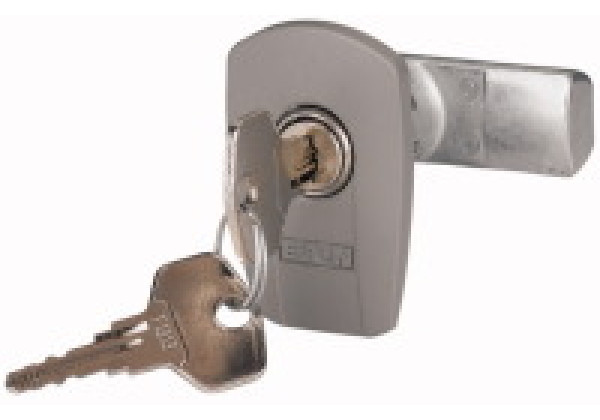 102467 - BPZ-LOCK - Lock, simultaneous locking with 2 keys, grey