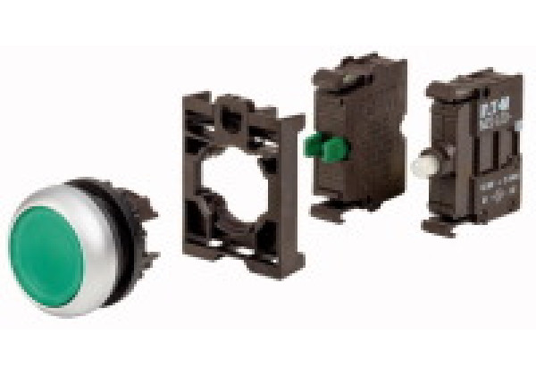 110930 - M22-DL-G-K10LED-BVP - Illuminated pushbutton actuators, complete device