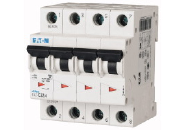 115376 - FAZ-D50/4 - Over current switch, 50A, 4p, type D characteristic