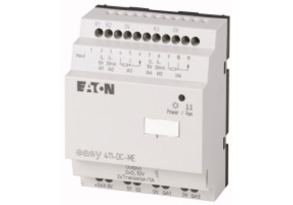 116567 - EASY411-DC-ME - I/O expansion, 24 V DC, 1DI, 6AI-2x(Pt100, V, mA), 2DO,