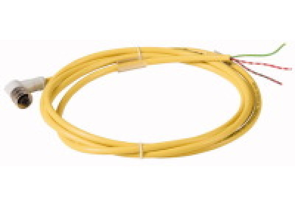 136262 - CSAR3F3CY2202 - Connection cable, 3p, AC, coupling m12 angled, open end