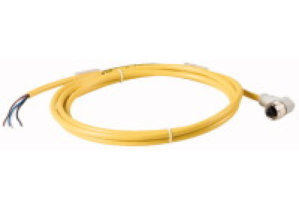 136279 - CSDR4A4CY2202 - Connection cable, 4p, DC current, coupling m12 angled,