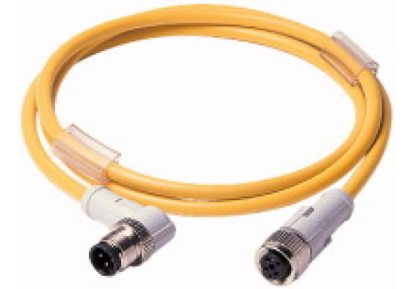 136283 - CSDR4A4CY2205-D - Connection cable, 4p, DC current, coupling M12 flat,