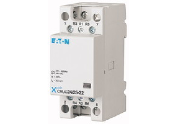 137404 - CMUC24/25-04 - Installation contactor, 24 VAC/DC, 4N/C, 25A