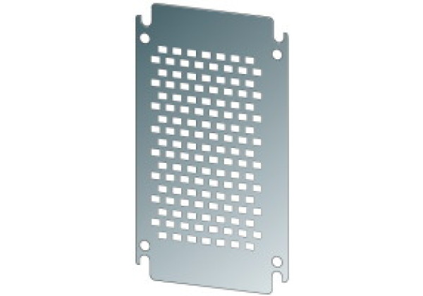 138699 - MPP-8040-CS - Mounting plate, perforated, galvanized, for HxW=800x400mm