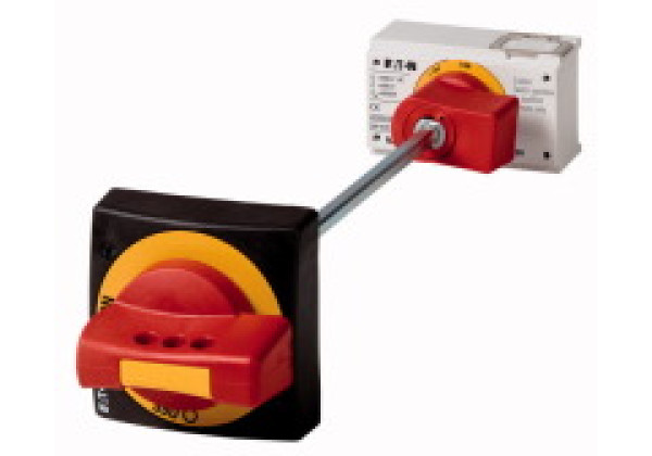 144907 - NZM1-XHB-DAR-V6 - Main switch assembly kit, handle red, +additional han
