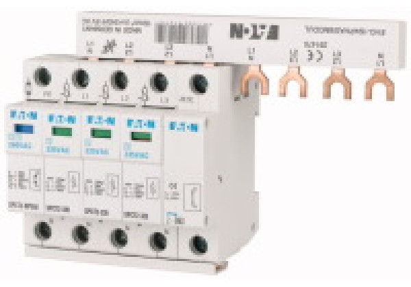 167629 - SPCT2-280-3+NPE/BB - Plug-in surge arresters, 3-phase+N/BB, 280VAC, 20