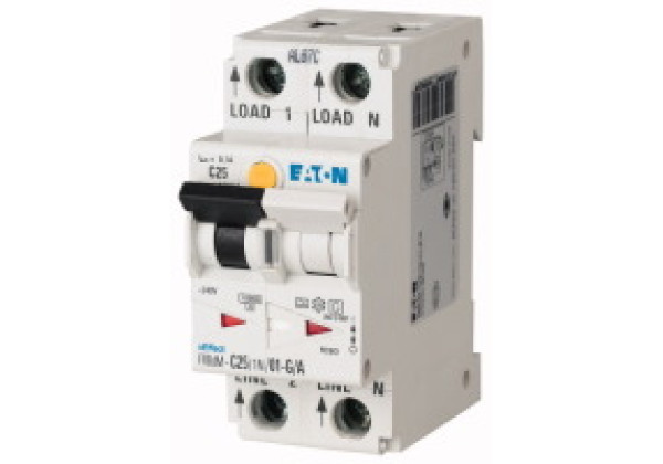 168263 - FRBDM-D25/1N/001-G/A - RCD/MCB combination switch, 25A, 10mA, miniature