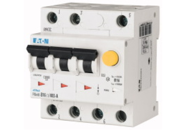 170780 - FRBMM-B10/3/01-A - RCD/MCB combination switch, 10A, 100mA, miniature ci