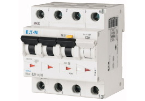 170895 - FRBM4-D20/3N/003-A - RCD/MCB combination switch, 20A, 30mA, miniature c