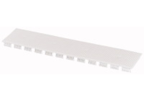 178975 - BS-12MF-WH - Blanking strip 12 SU, white, finely ribbed