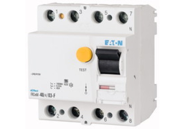187433 - FRCMM-40/4/01-S/F - Residual current circuit breaker (RCCB), 40A, 4p, 1