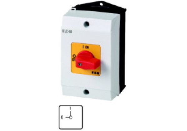 207110 - T0-2-8900/I1-RT - On-Off switch, 3 pole + N, 20 A, Emergency-Stop funct