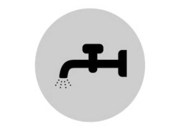 218357 - M22-XDLH-W-X16 - Button lens, raised white, liquid symbol