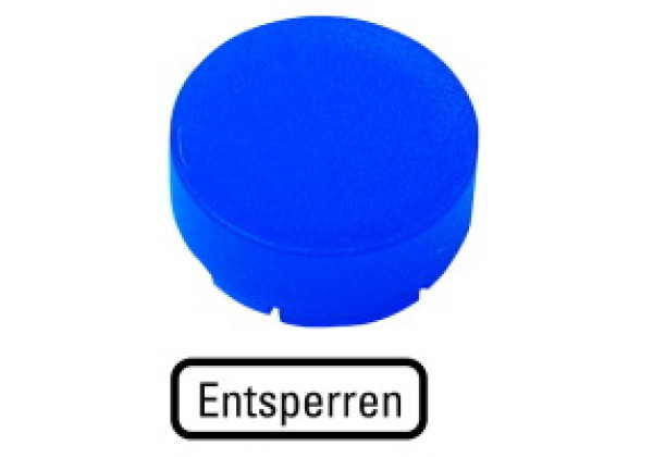 218364 - M22-XDLH-B-D14 - Button lens, raised blue, RELEASE