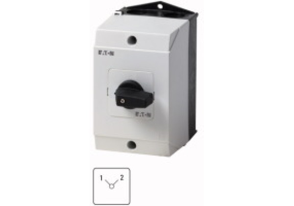 222912 - T3-4-90/I2 - Changeoverswitches, Contacts: 8, 32 A, front plate: 1-2, 9