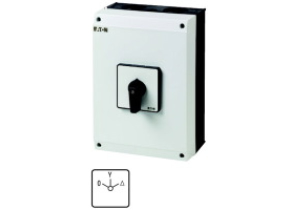 222918 - T5-4-8410/I5 - Star-delta switches, Contacts: 8, 100 A, front plate: 0-