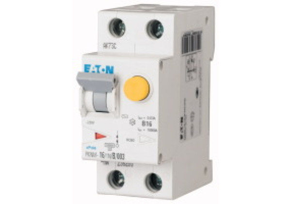 236147 - PKNM-13/1N/C/03-A-MW - RCD/MCB combination switch, 13A, 300mA, C-LS-Cha