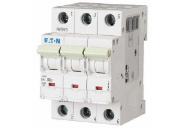 236460 - PXL-D8/3 - Over current switch, 8A, 3p, D-Char, AC