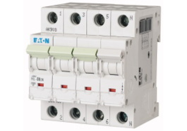 236480 - PXL-B8/3N - Over current switch, 8A, 3Np, B-Char, AC