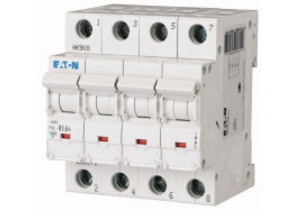 236571 - PXL-B1,6/4 - Over current switch, 1, 6A, 4p, B-Char, AC