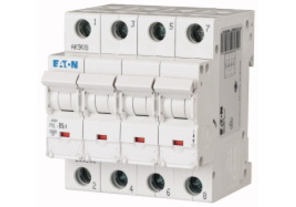 236583 - PXL-B5/4 - Over current switch, 5A, 4p, B-Char, AC