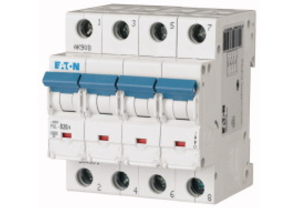 236591 - PXL-B20/4 - Over current switch, 20A, 4p, B-Char, AC