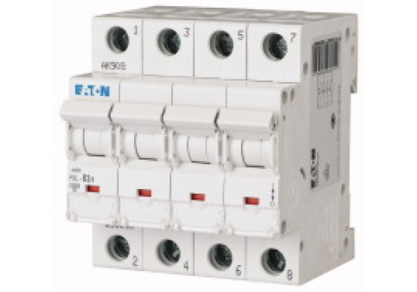 236606 - PXL-C3/4 - Over current switch, 3A, 4p, C-Char, AC