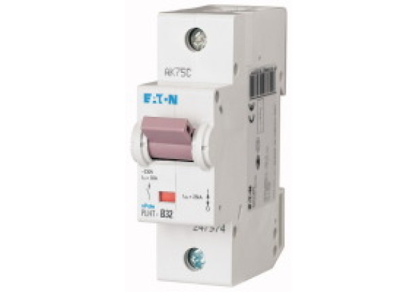 247974 - PLHT-B32 - Over current switch, 32A, 1p, B-Char, AC