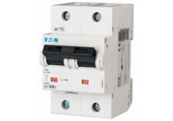 248010 - PLHT-C40/2 - Over current switch, 40A, 2p, C-Char, AC