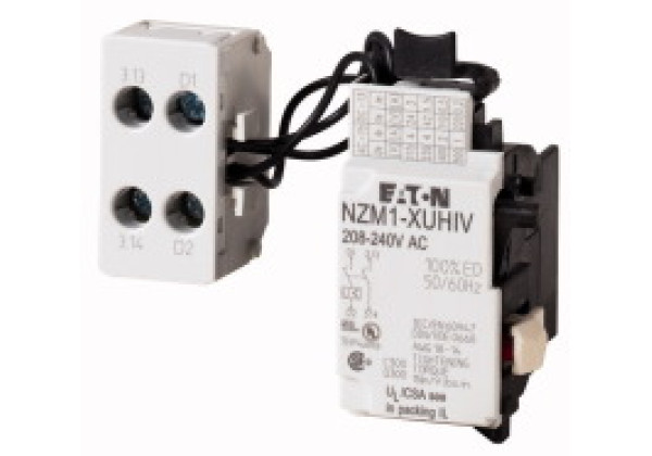 259541 - NZM1-XUHIV380-440AC - Undervoltage release, 380-440VAC, +2early N/O
