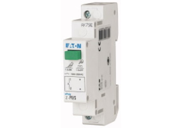 276299 - Z-PUL230/OO - Pushbutton with LED, 230AC/DC, 2 N/C, 16A, orange, 1HP