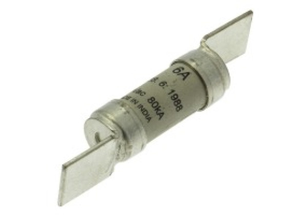 ESD6 - 6AMP 550V AC INDUSTRIAL - Fuse-link, low voltage, 6 A, AC 550 V, BS88/F2,