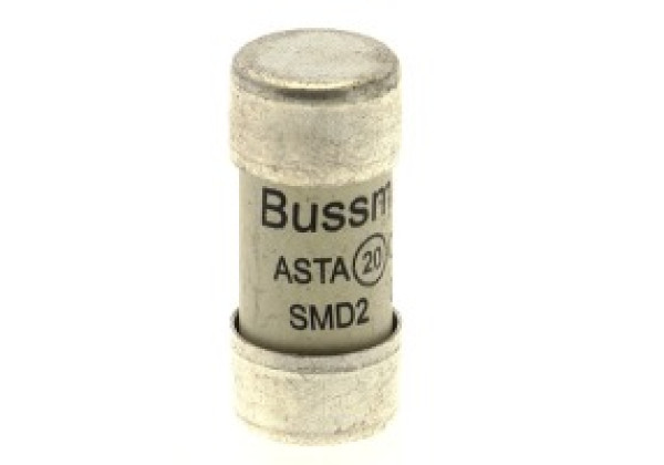 SMD2 - STREET LIGHTING FUSE 2A - Fuse-link, LV, 2 A, AC 415 V, BS88, 13 x 29 mm